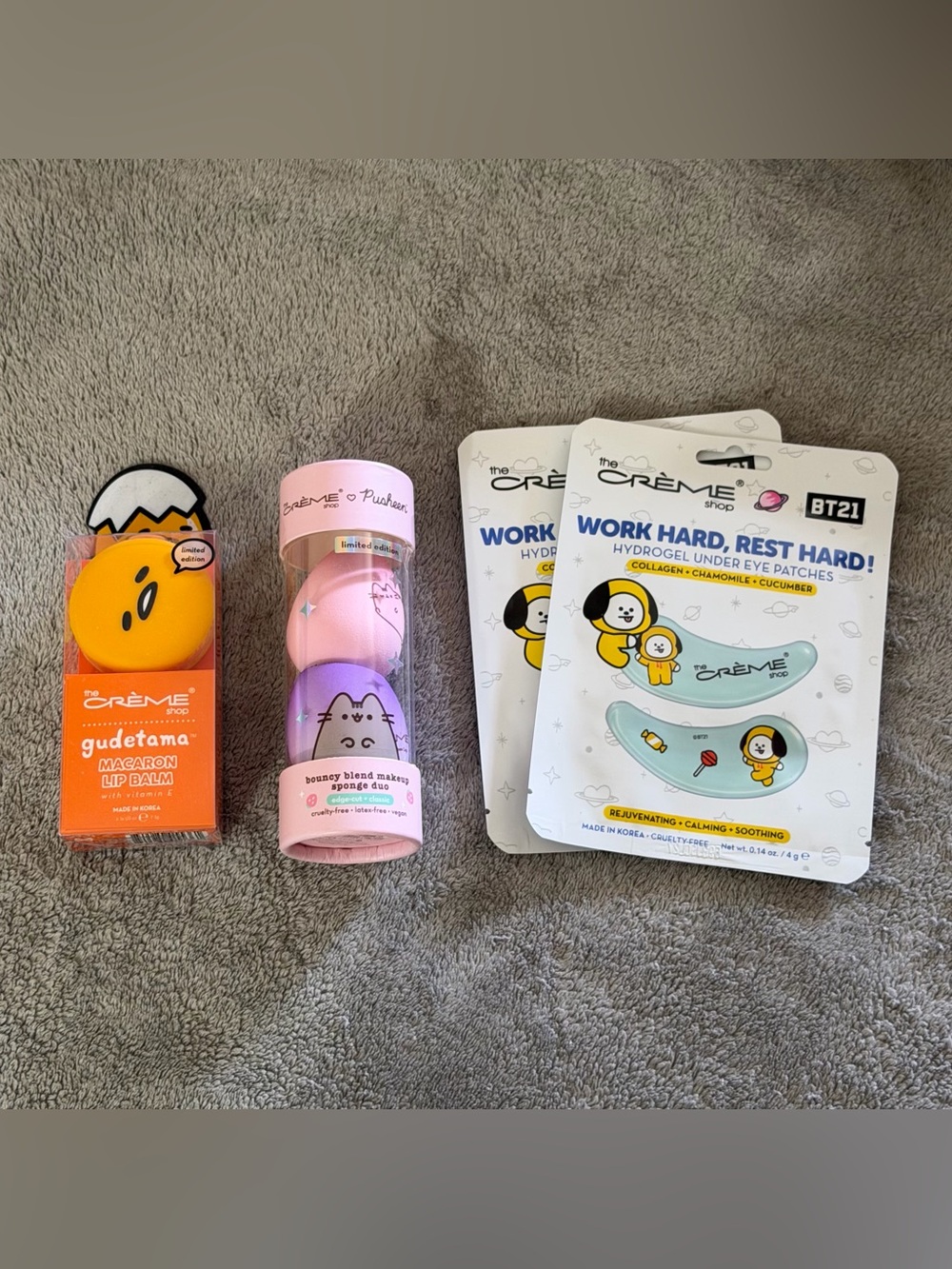 The Creme Shop Limited Edition BT21 and Pusheen Bundle